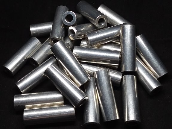 Aluminum Spacer 1/2 OD x 1/4 ID x 1-1/2 Long