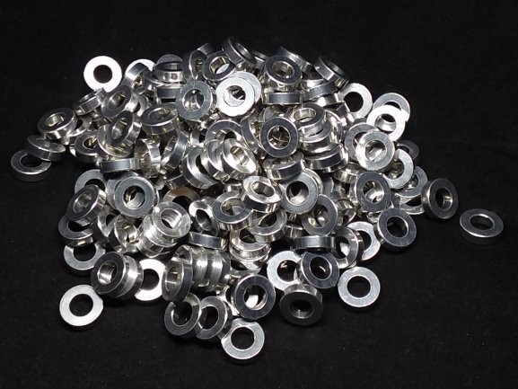 Aluminum Spacer 1/2 OD x 1/4 ID x 9/64 Long