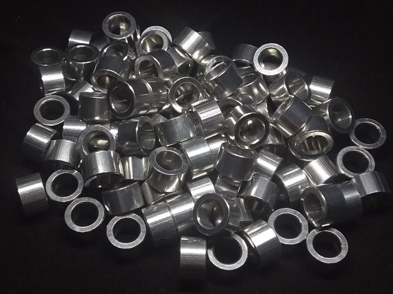 Aluminum Spacer 1/2 OD x .319 ID x 5/16 Long