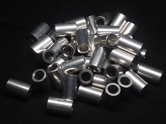 Aluminum Spacer 1/2 OD x 5/16 or 8mm ID x 13/16 Long
