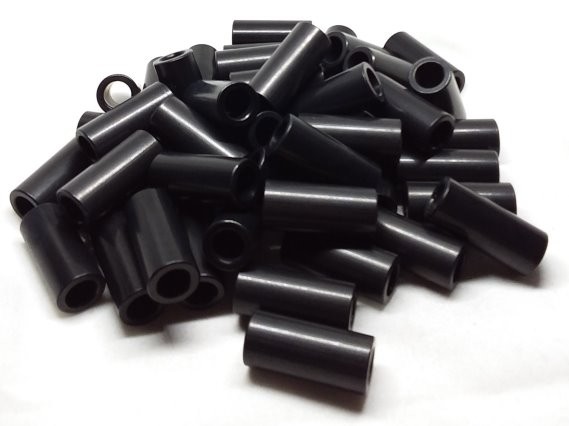 Aluminum Spacer 1/2 OD x 5/16 or 8mm ID x 1-1/8 Long - Black Anodized