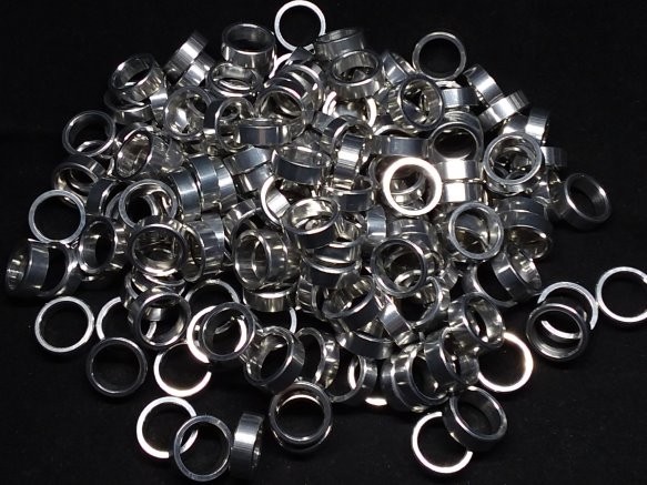 Aluminum Spacer 1/2 OD x 3/8 ID x 11/64 Long