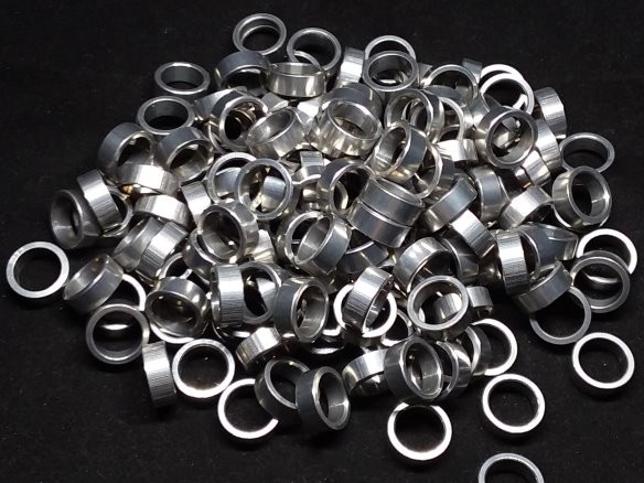 Aluminum Spacer 1/2 OD x 3/8 ID x 3/16 Long