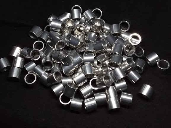 Aluminum Spacer 1/2 OD x 3/8 ID x 7/16 Long
