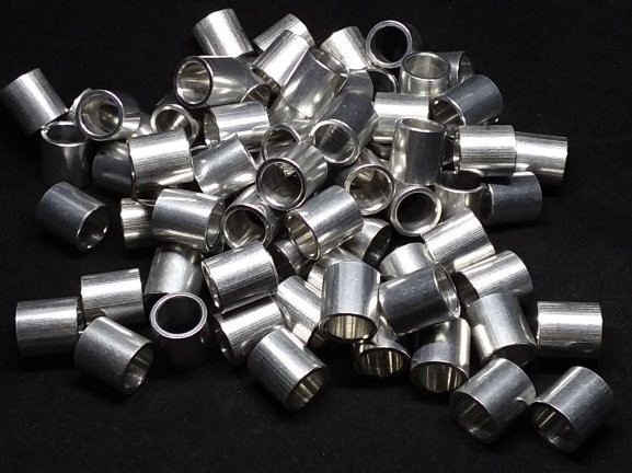 Aluminum Spacer 1/2 OD x 3/8 ID x 17/32 Long