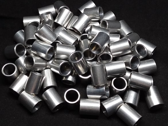 Aluminum Spacer 1/2 OD x 3/8 ID x 5/8 Long