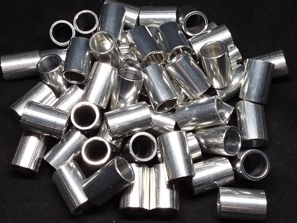 Aluminum Spacer 1/2 OD x 3/8 ID x 3/4 Long