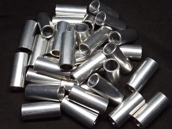 Aluminum Spacer 1/2 OD x 3/8 ID x 1-3/16 Long