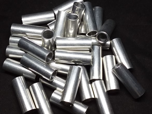 Aluminum Spacer 1/2 OD x 3/8 ID x 1-3/8 Long