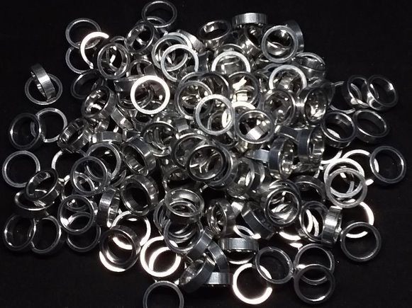 Aluminum Spacer 1/2 OD x 3/8 ID x 9/64 Long