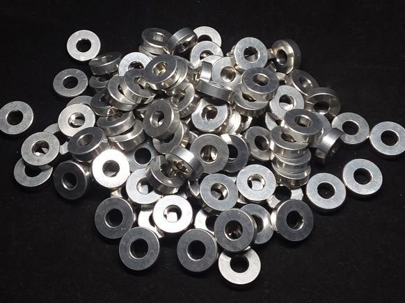 Aluminum Spacer 5/8 OD x 1/4 ID x 3/16 Long