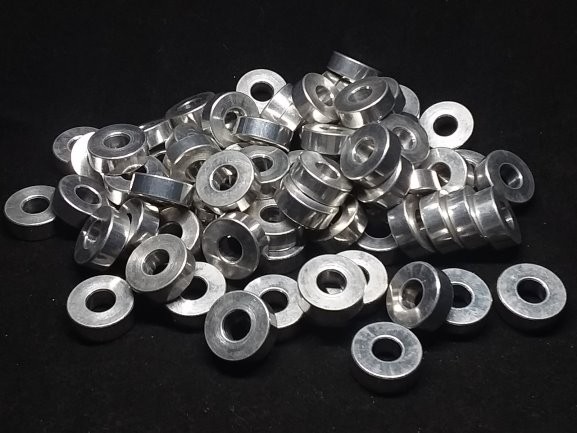 Aluminum Spacer 5/8 OD x 1/4 ID x 7/32 Long