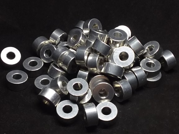 Aluminum Spacer 5/8 OD x 1/4 ID x 5/16 Long
