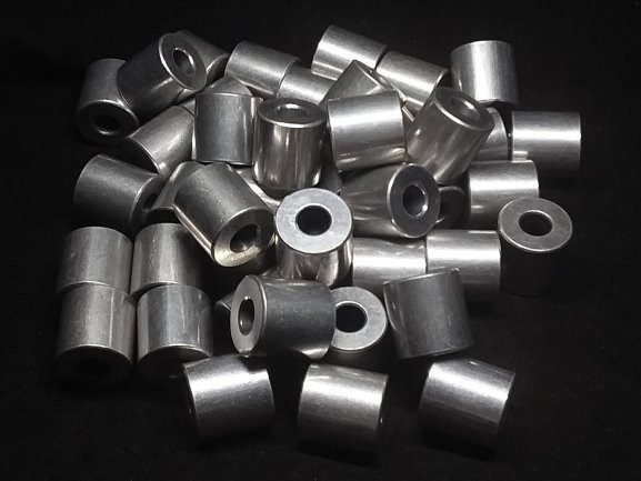 Aluminum Spacer 5/8 OD x 1/4 ID x 5/8 Long 