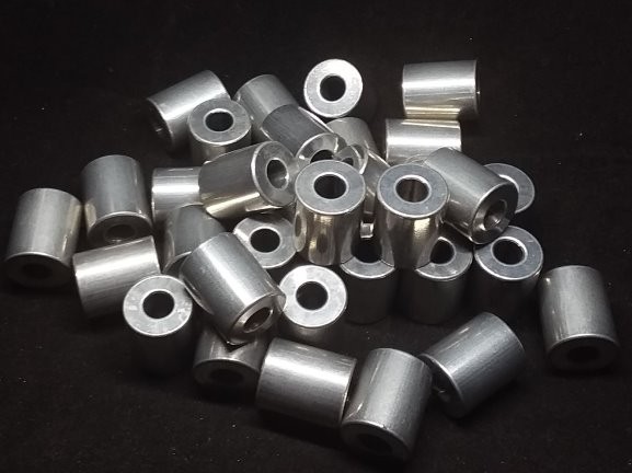 Aluminum Spacer 5/8 OD x 1/4 ID x 3/4 Long 