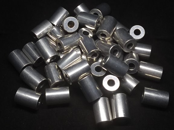 Aluminum Spacer 5/8 OD x 1/4 ID x 7/8 Long