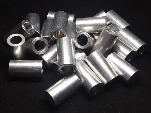 Aluminum Spacer 5/8 OD x 3/8 ID x 1.130 Long