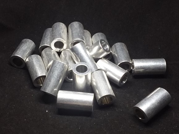 Aluminum Spacer 5/8 OD x 3/8 ID x 1.165Long