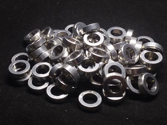 Aluminum Spacer 5/8 OD x 3/8 ID x 3/16 Long