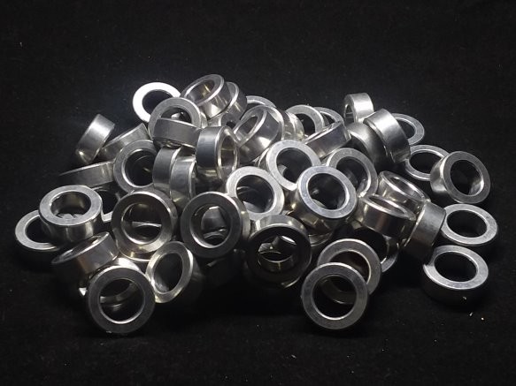 Aluminum Spacer 5/8 OD x 3/8 ID x 15/64 Long