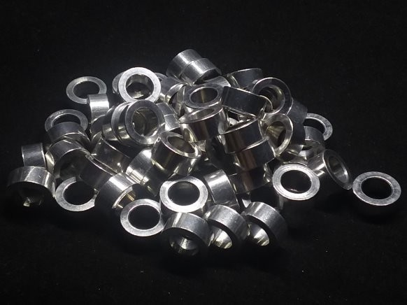 Aluminum Spacer 5/8 OD x 3/8 ID x 9/32 Long
