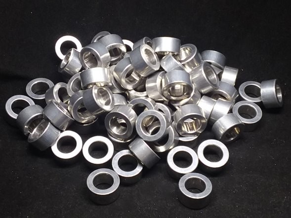 Aluminum Spacer 5/8 OD x 3/8 ID x 5/16 Long