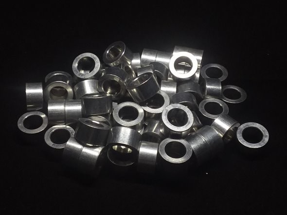 Aluminum Spacer 5/8 OD x 3/8 ID x 11/32 Long