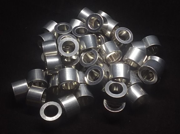 Aluminum Spacer 5/8 OD x 3/8 ID x 7/16 Long