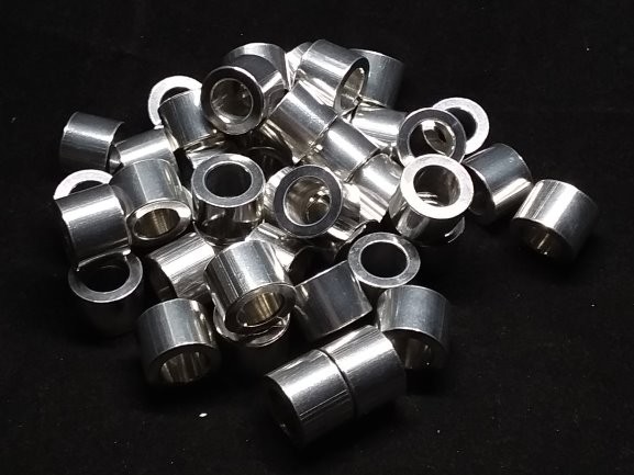 Aluminum Spacer 5/8 OD x 3/8 ID x 15/32 Long