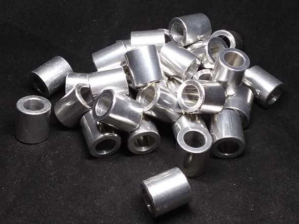Aluminum Spacer 5/8 OD x 3/8 ID x 11/16 Long