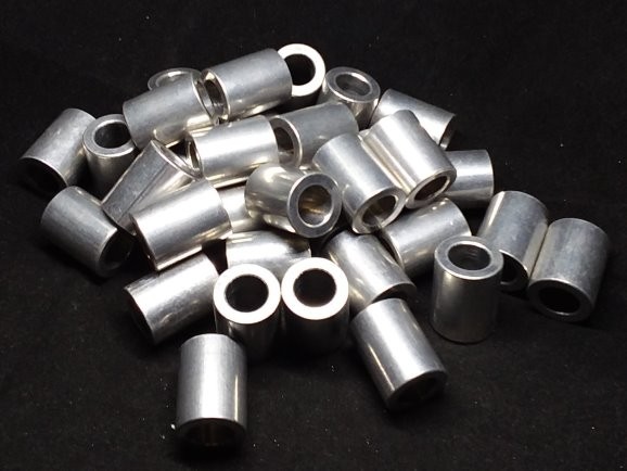 Aluminum Spacer 5/8 OD x 3/8 ID x 13/16 Long