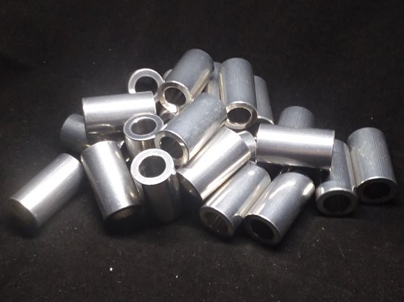 Aluminum Spacer 5/8 OD x 3/8 ID x 1-1/4 Long