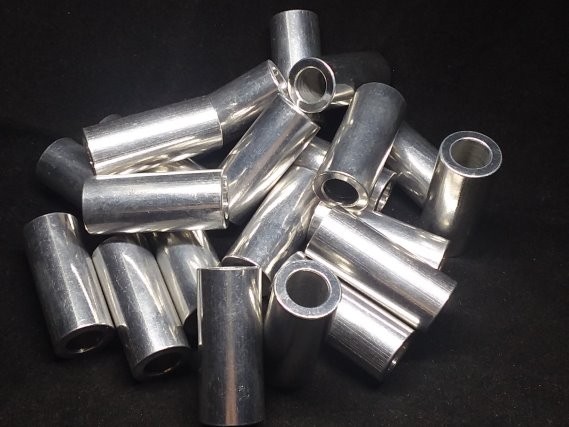 Aluminum Spacer 5/8 OD x .382 ID x 1-7/16 Long