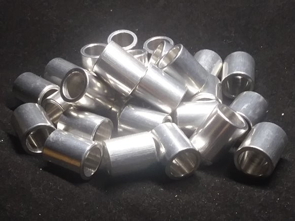 Aluminum Spacer 5/8 OD x .453 ID x 3/4 Long