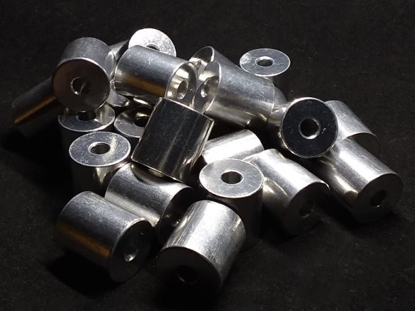 Aluminum Spacer 3/4 OD x #12 Hole x .825 Long