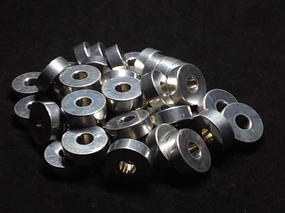 Aluminum Spacer 3/4 OD x .257 ID x 9/32 Long