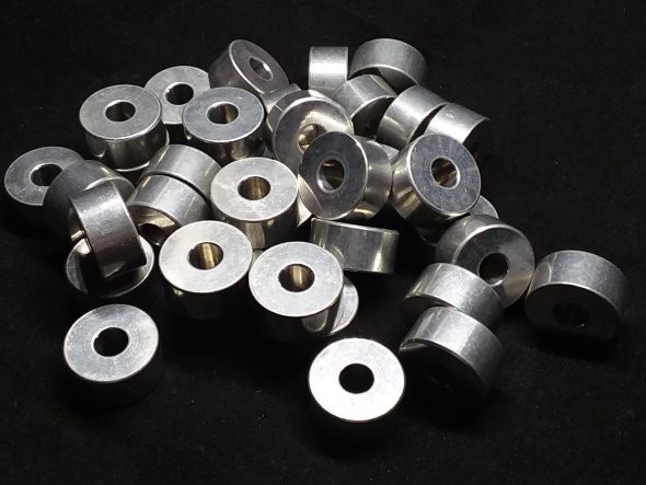 Aluminum Spacer 3/4 OD x .257 ID x 3/8 Long
