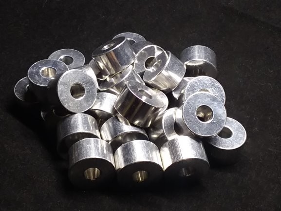 Aluminum Spacer 3/4 OD x .257 ID x 7/16 Long