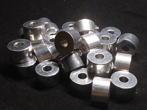 Aluminum Spacer 3/4 OD x .257 ID x 15/32 Long