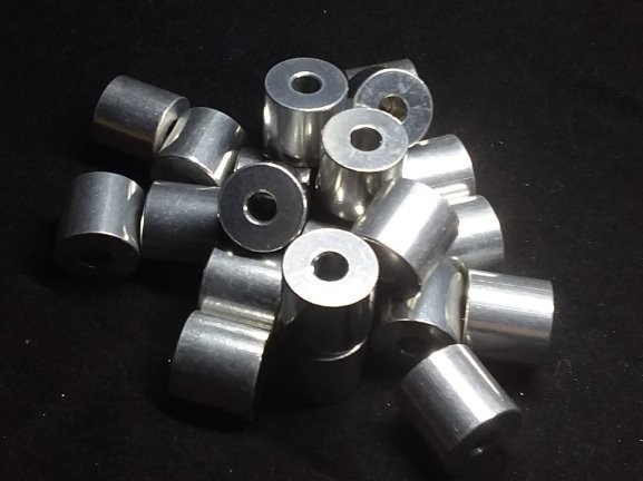 Aluminum Spacer 3/4 OD x .257 ID x 11/16 Long