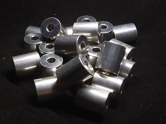 Aluminum Spacer 3/4 OD x .257 ID x 7/8 Long