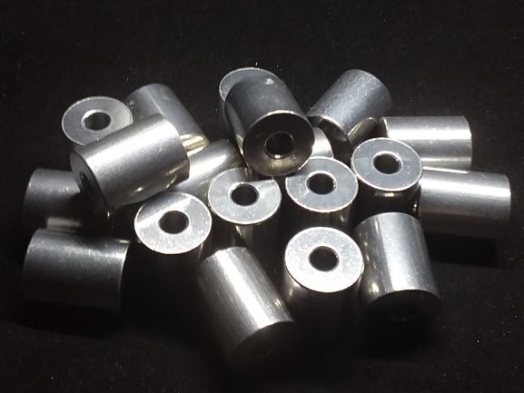 Aluminum Spacer 3/4 OD x .257 ID x 15/16 Long