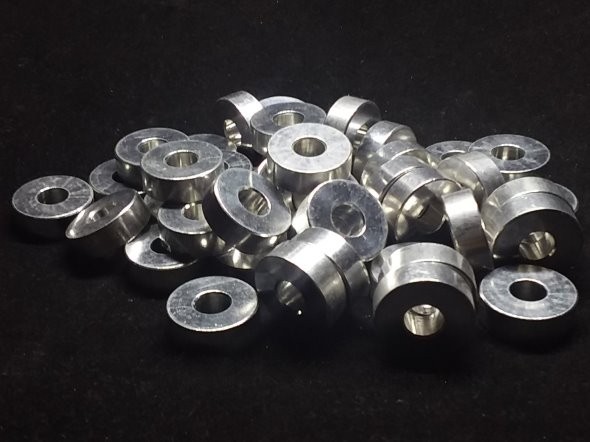 Aluminum Spacer 3/4 OD x .281 ID x 1/4 Long