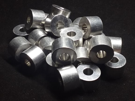 Aluminum Spacer 3/4 OD x .281 ID x 1/2 Long