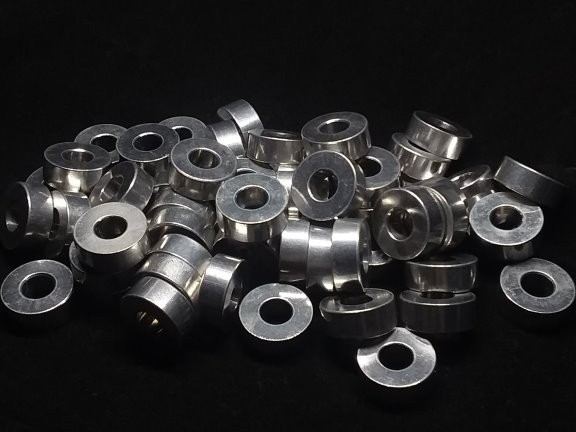 Aluminum Spacer 3/4 OD x 5/16 or 8 mm ID x .288 Long Aluminum Metal Spacers