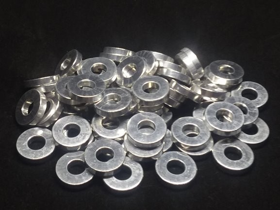 Aluminum Spacer 3/4 OD x 5/16 or 8 mm ID x 5/32 Long Aluminum Metal Spacers