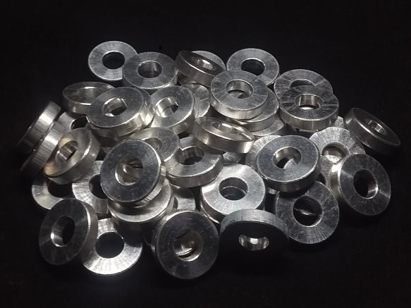 Aluminum Spacer 3/4 OD x 5/16 or 8 mm ID x 11/64 Long Aluminum Metal Spacers