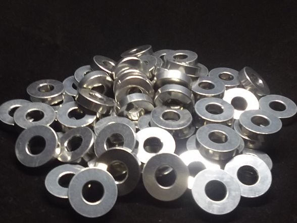 Aluminum Spacer 3/4 OD x 5/16 or 8 mm ID x 3/16 Long Aluminum Metal Spacers