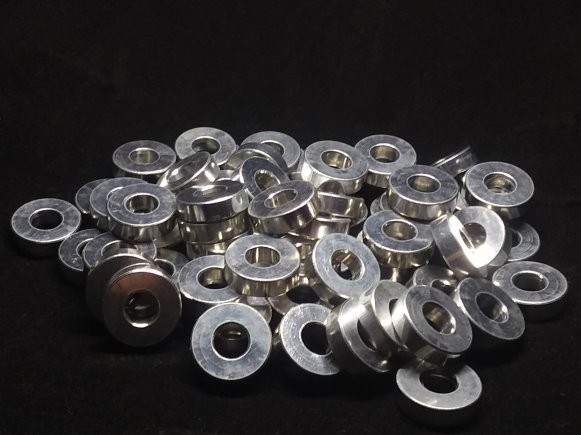 Aluminum Spacer 3/4 OD x 5/16 or 8 mm ID x 7/32 Long Aluminum Metal Spacers