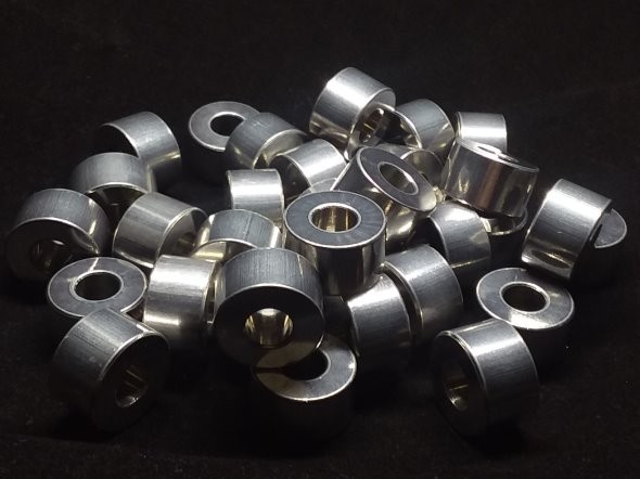 Aluminum Spacer 3/4 OD x 5/16 or 8 mm ID x 7/16 Long Aluminum Metal Spacers